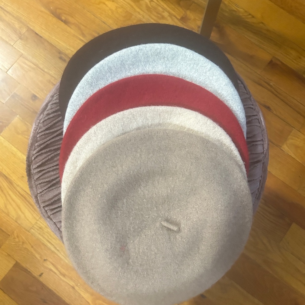 Set of Five Stylish Berets